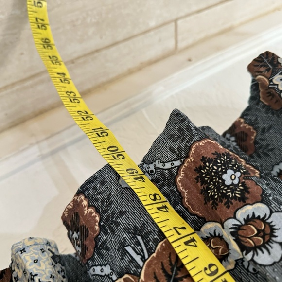 Sea New York Lucinda Seersucker Flutter Sleeve High Neck Ruffle Midi Dress - Picture 15 of 16